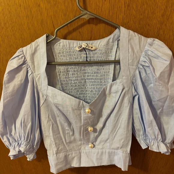 Puff Sleeve Blouse - Picture 1 of 3